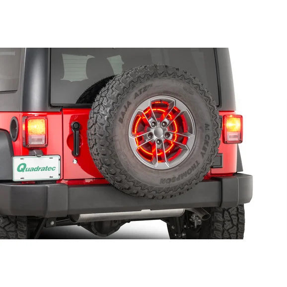 Load image into Gallery viewer, Quadratec 3rd Brake Light LED Ring for 07-18 Jeep Wrangler JK
