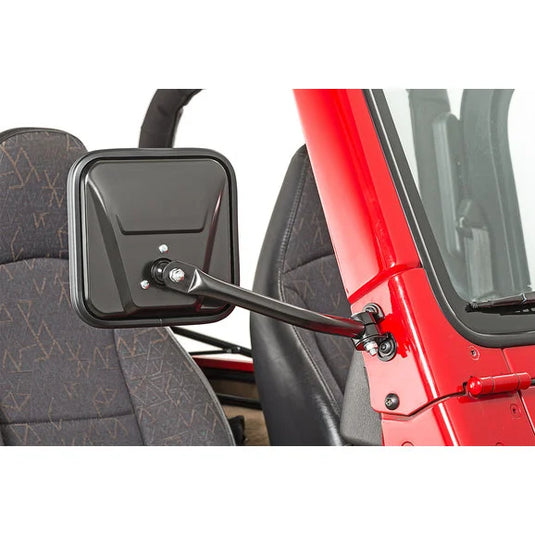 Quadratec Mirrors for 97-06 Wrangler TJ with Tube & Fabric Doors