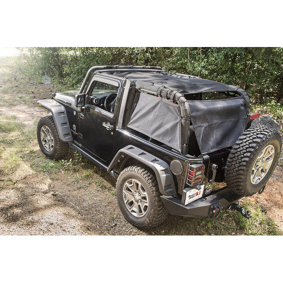 Load image into Gallery viewer, Rugged Ridge 13579.41 Eclipse Cargo Barrier for 07-18 Jeep Wrangler JK 2 Door
