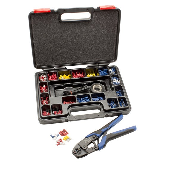 Load image into Gallery viewer, Eastwood 31677 Crimp-Right Solderless Wiring Connector Crimping Kit
