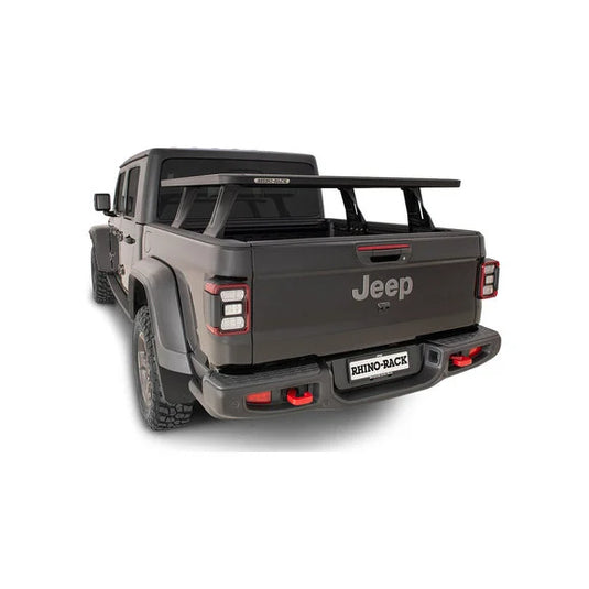 Rhino-Rack JC-01274 Reconn-Deck 2 Bar Truck Bed System with Pioneer Platform 52" X 56" for 20-24 Jeep Gladiator JT