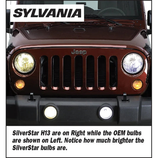 Sylvania H10ST SilverStar H10 Halogen Fog Light Upgrade for 04-10 Jeep Vehicles