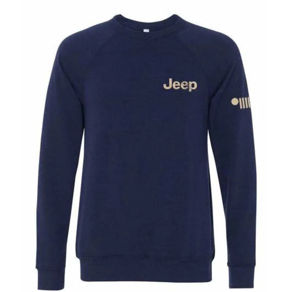 Load image into Gallery viewer, Jeep Merchandise Mens Freedom to Roam Sweatshirt in Navy
