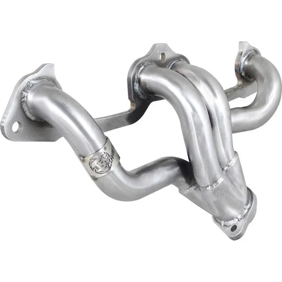 aFe Power 48-46206 Twisted Header in Stainless Steel for 91-02 Jeep Cherokee XJ, Wrangler YJ & TJ with 2.5L