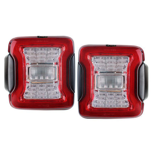 Load image into Gallery viewer, Quake LED QTE345 Redout LED Tail Lights for 18-24 Jeep Wrangler JL
