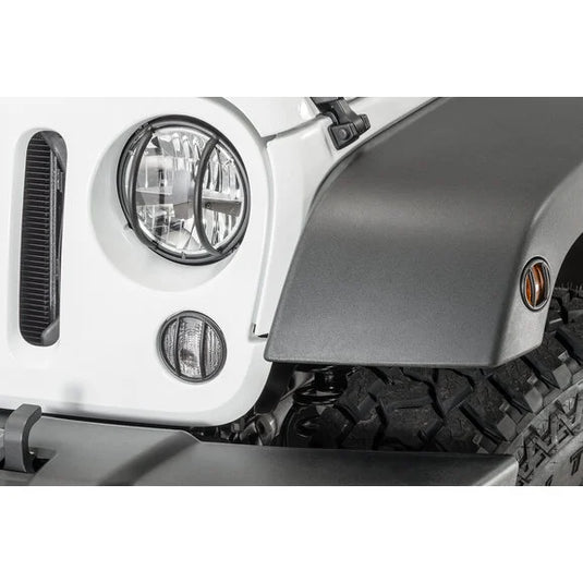 TACTIK 8 Piece Euro Guard Light Set for 07-18 Jeep Wrangler JK