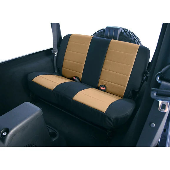 Load image into Gallery viewer, Rugged Ridge Neoprene Custom-Fit Rear Seat Cover for 97-02 Jeep Wrangler TJ
