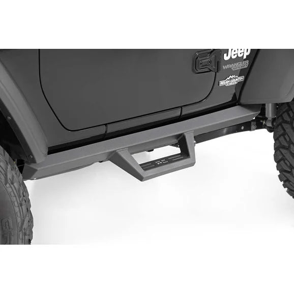 Load image into Gallery viewer, Rough Country 90761 Contoured Drop Steps for 18-24 Jeep Wrangler JL
