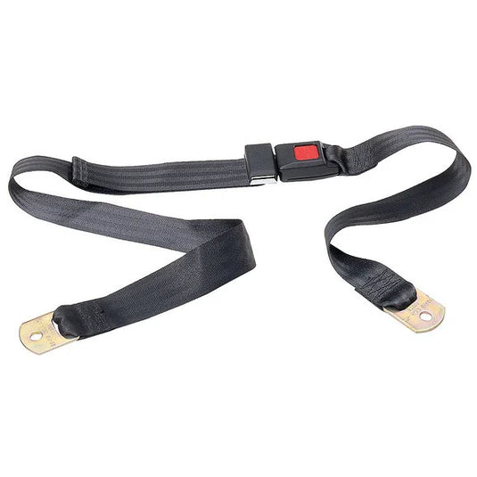 Seatbelt Solutions 2 Point Non-Retractable Lap Belt with Push-Button Buckle