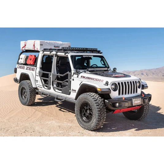 Dee Zee DZ4463JP 24" Front Aluminum Roof Rack for 07-21 Jeep Wrangler JK, JL, & Gladiator JT