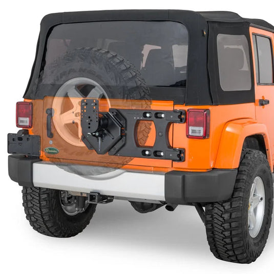 Teraflex IT HD Hinged Carrier & Adjustable Spare Tire Mounting Kit for 07-18 Jeep Wrangler JK