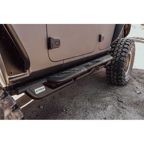 Load image into Gallery viewer, Attica 4x4 ATTJL02C109-BX Terra Series Side Steps for 18-24 Jeep Wrangler JL Unlimited 4-Door
