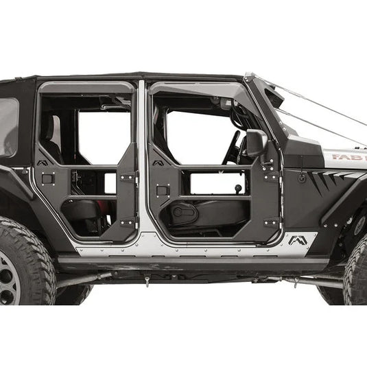 Fab Fours Full Tube Doors for 07-18 Jeep Wrangler JK