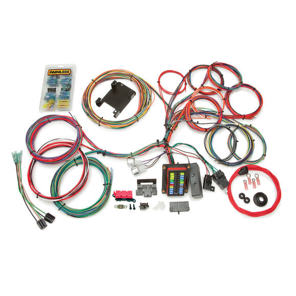 Painless Wiring 10140 26-Circuit Weatherproof Chassis Harness