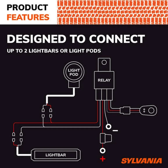 Load image into Gallery viewer, Sylvania LBARHRN2SP.BX Universal 2 Output LED Wiring Harness
