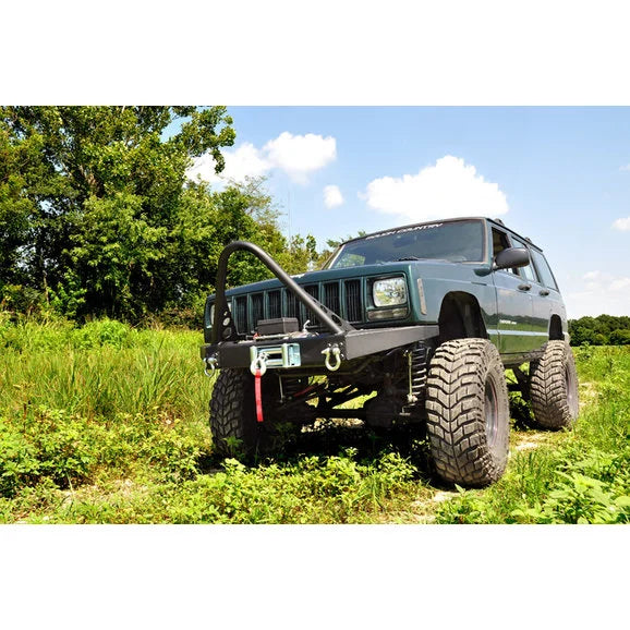 Load image into Gallery viewer, Rough Country 10570 Front Winch Bumper for 84-01 Jeep Cherokee XJ
