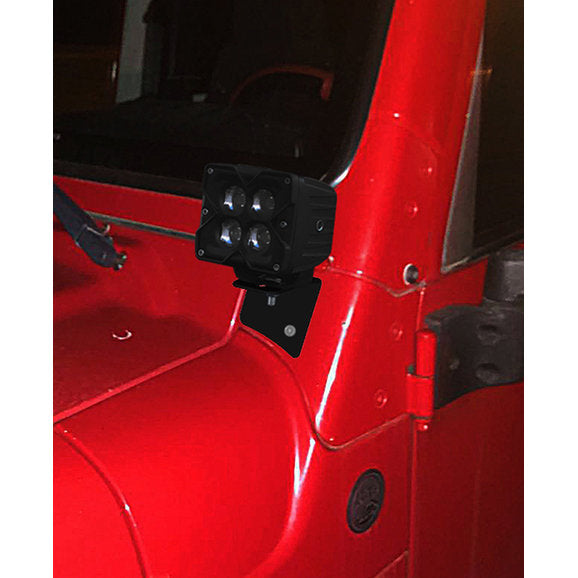 Load image into Gallery viewer, Quake LED QBJ946 Windshield Light Mount Pair for 97-18 Jeep Wrangler TJ &amp; JK
