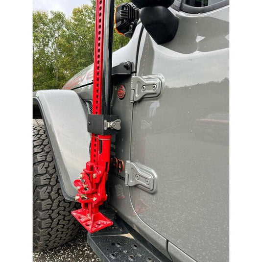 Go Rhino 701011T Front Fender Hi-Lift Jack Mount for 18-23 Jeep Wrangler JL and Gladiator JT