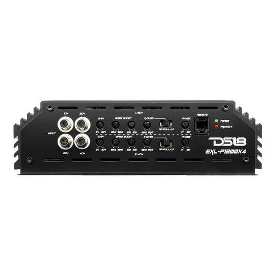 DS18 EXL-P1200X4 Four Channels Class A/B Amplifier – 600 Watts