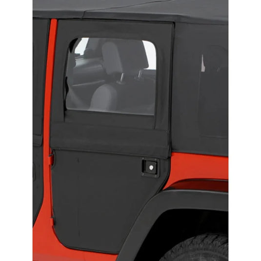 Bestop 51799-35 2-Piece Rear Doors in Black Diamond for 07-18 Jeep Wrangler Unlimited JK 4 Door