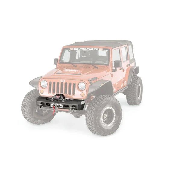 Load image into Gallery viewer, WARN 101410 Elite Series Front Stubby Bumper for 07-18 Jeep Wrangler JK
