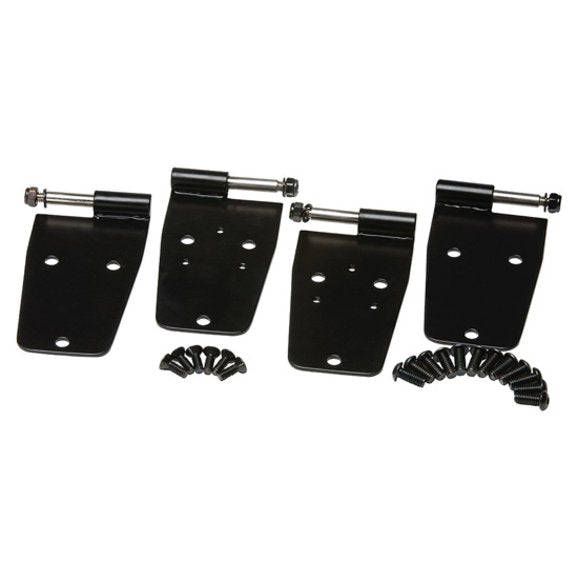 Kentrol Stainless Steel Full Door Hinges for 76-93 Jeep CJ & Wrangler YJ