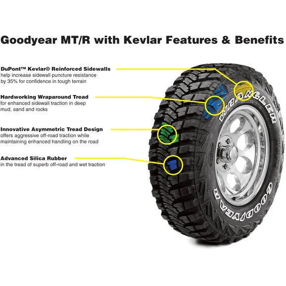 Load image into Gallery viewer, Goodyear Wrangler MT/R Tire with Kevlar
