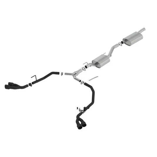 Borla 140814CB Touring Cat-Back Exhaust for 20-24 Jeep Gladiator JT