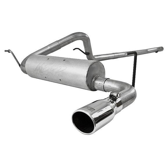 MBRP S5502AL Installer Series Cat Back Exhaust System in Aluminized Steel for 07-11 Jeep Wrangler Unlimited JK 4 Door with 3.8L V6 Engine