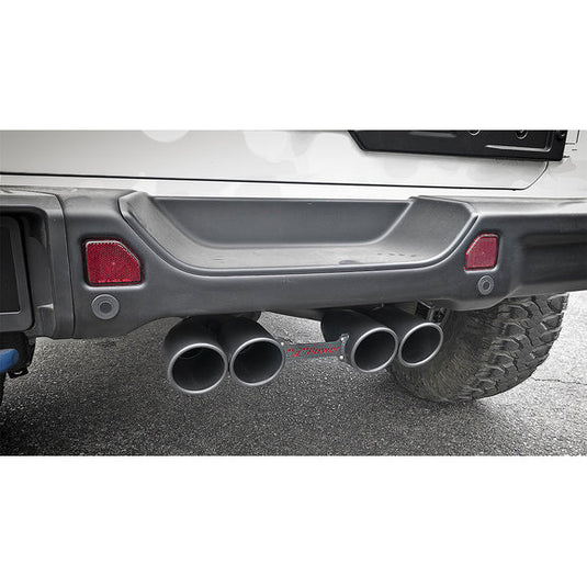 aFe Power Rebel Series 2.5" 304 Stainless Cat-Back w/ 3.5" Quad Tips for 18-24 Jeep Wrangler JL