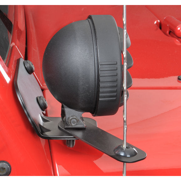 Load image into Gallery viewer, Rampage Products 86692 Windshield Light Brackets for 07-18 Jeep Wrangler JK
