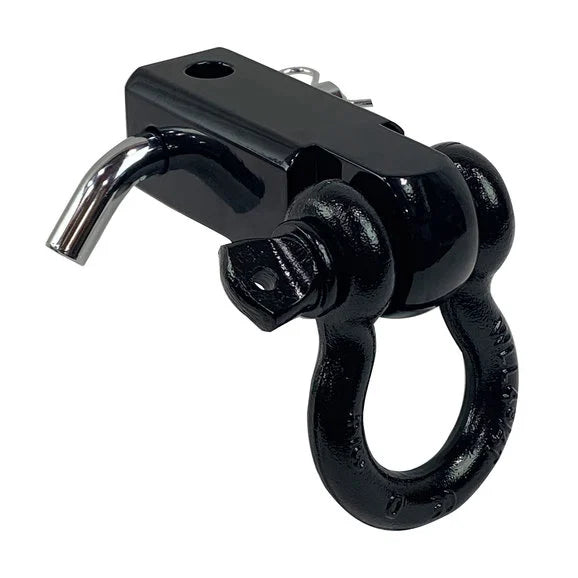 Load image into Gallery viewer, Overland Vehicle Systems 19109901 2&quot; Receiver Mount Recovery Shackle 4.75 Ton
