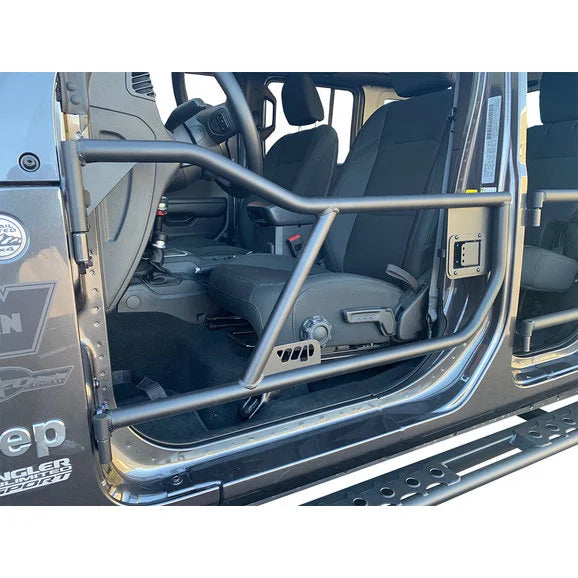 Warrior Products 6773 Front Adventure Tube Doors for 18-20 Jeep Wrangler JL & Gladiator JT