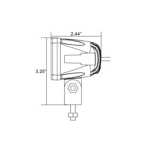 Load image into Gallery viewer, Vision X 4007239 2&quot; Solstice Solo LED Pod 35° Narrow Beam in Black
