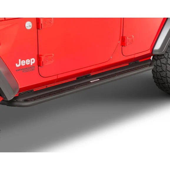 Load image into Gallery viewer, Go Rhino DSS4927T Dominator DSS Rock Sliders for 18-20 Jeep Wrangler JL 2-Door
