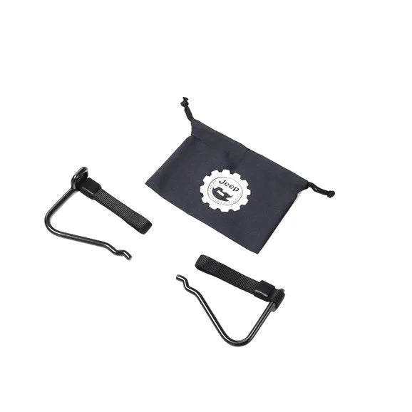 Load image into Gallery viewer, Mopar 82215717 Windshield Tie Downs for 18-24 Jeep Wrangler JL &amp; Gladiator JT
