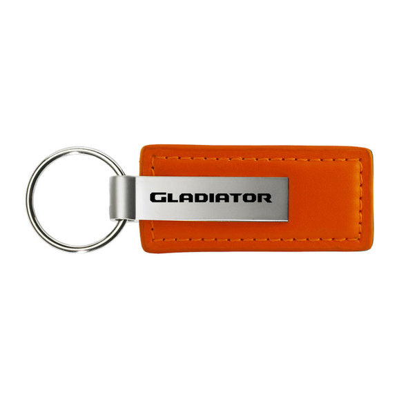 Load image into Gallery viewer, Automotive Gold Leather Gladiator Keychain
