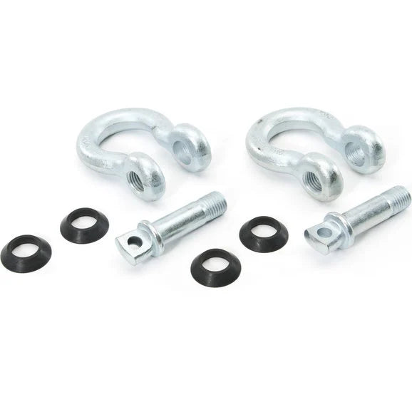 Load image into Gallery viewer, Crown Automotive RT33006 3/4&quot; D-Ring Pair with Anti-Rattle Bushings
