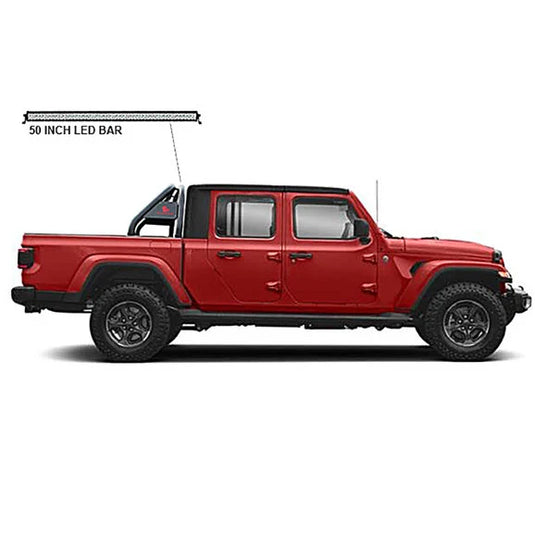 Black Horse Off Road Classic Roll Bar for 20-23 Jeep Gladiator JT without Tonneau