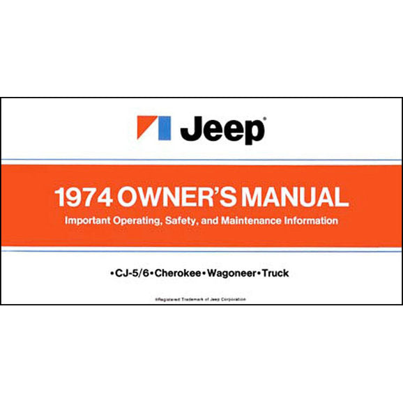 Load image into Gallery viewer, Bishko Automotive Literature Factory Authorized Owners Manuals for 72-86 CJ Jeep Models
