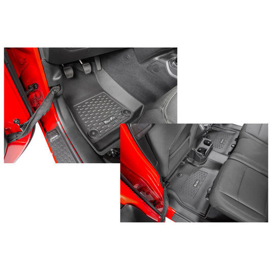 Quadratec Tru-Fit® Floor Liners for 18-24 Jeep Wrangler JL Unlimited