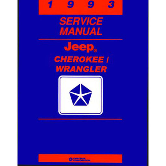 Bishko Automotive Literature Factory Authorized Technical Service Manuals for 87-04 Jeep Wrangler YJ & TJ