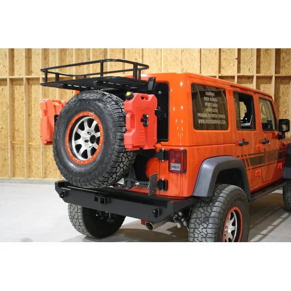 Load image into Gallery viewer, Rock Hard 4X4 RH-5050 Freedom Series Body Mount Tire Carrier for 07-18 Jeep Wrangler JK
