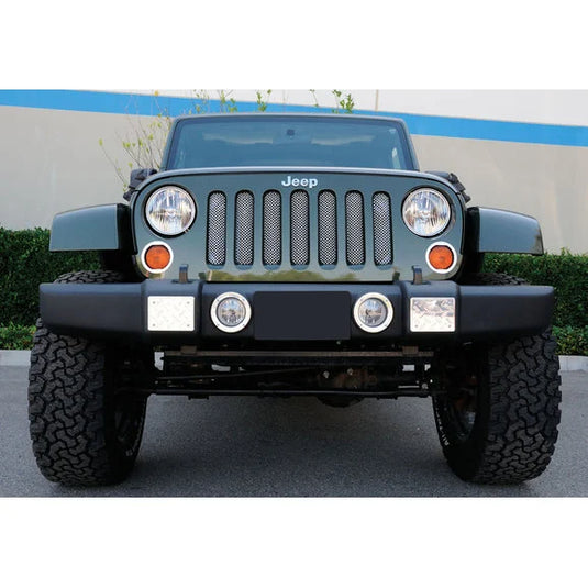 T-Rex 11484 Machined Front Bumper Guard Plates for 07-18 Jeep Wrangler JK