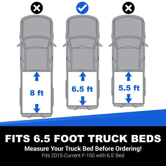 Load image into Gallery viewer, TACTIK Soft Tri-Fold Truck Bed Tonneau Cover for 15-23 F-150
