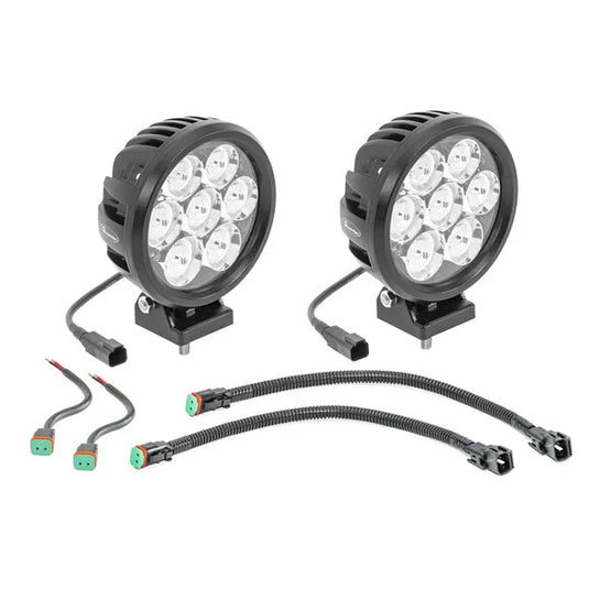 Quadratec Premium LED Projector Beam Headlights for 55-86 Jeep CJ & 97-06 Wrangler TJ