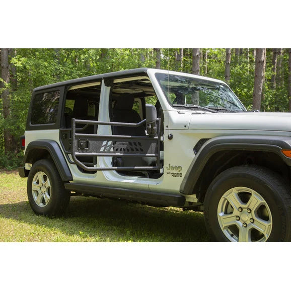 Load image into Gallery viewer, Aries 1500200 Front Tube Doors for 18-24 Jeep Wrangler JL Unlimited &amp; Gladiator JT
