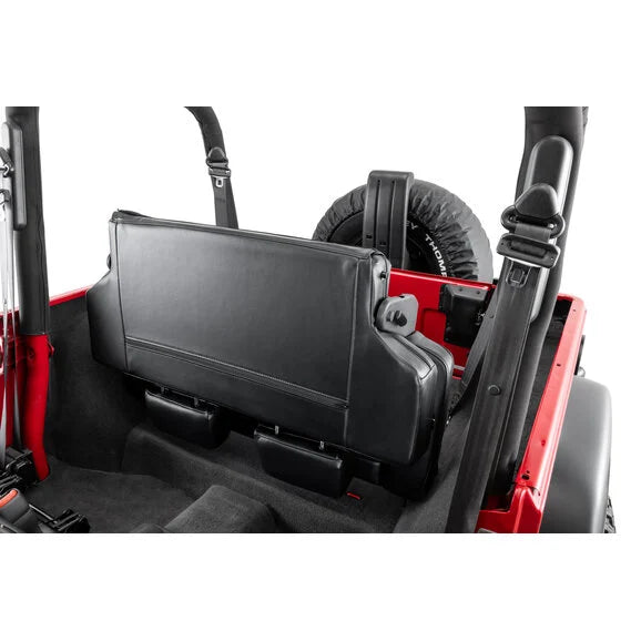 Load image into Gallery viewer, Quadratec Heritage Fold &amp; Tumble Rear Bench Seat for 97-06 Jeep Wrangler TJ
