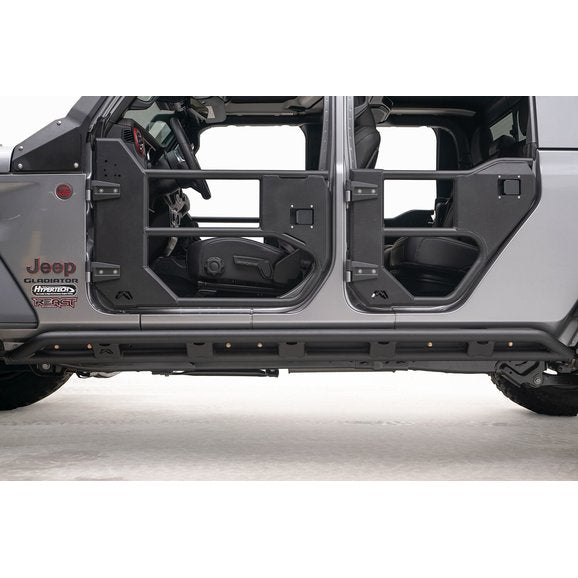 Load image into Gallery viewer, Fab Fours Tube Rock Sliders for 2020 Jeep Gladiator JT
