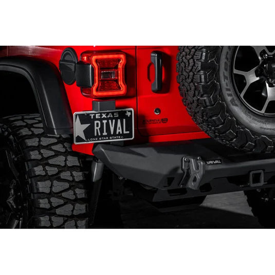 Rival 4x4 Aluminum Rear Bumper for 18-24 Jeep Wrangler JL